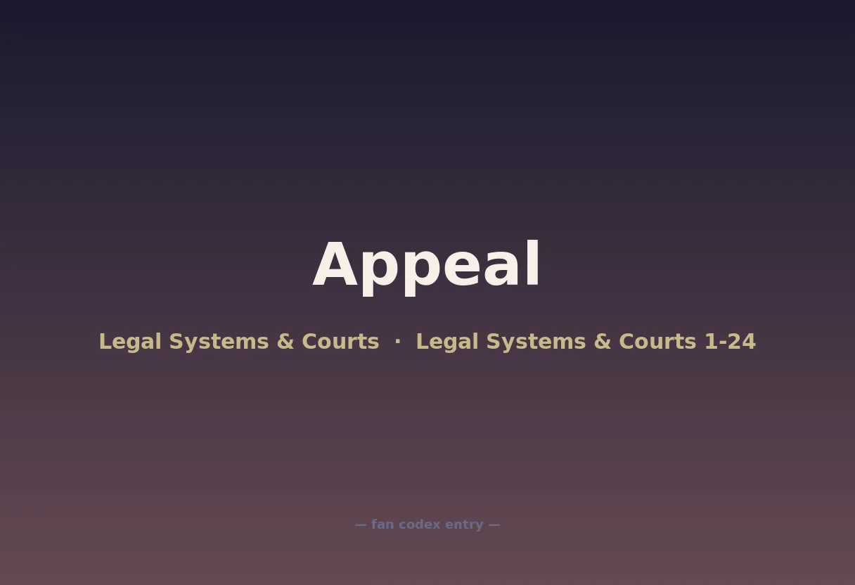 Appeal