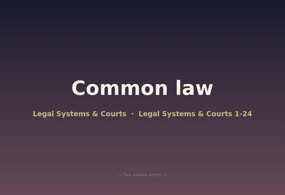 Common law
